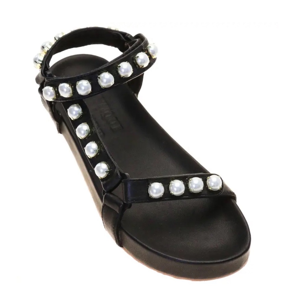 Stephanie Gottlieb X MYSTIQUE Sandlas • Miranda Pearl Strap • Size 9